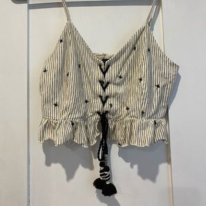 Spaghetti strap crop top